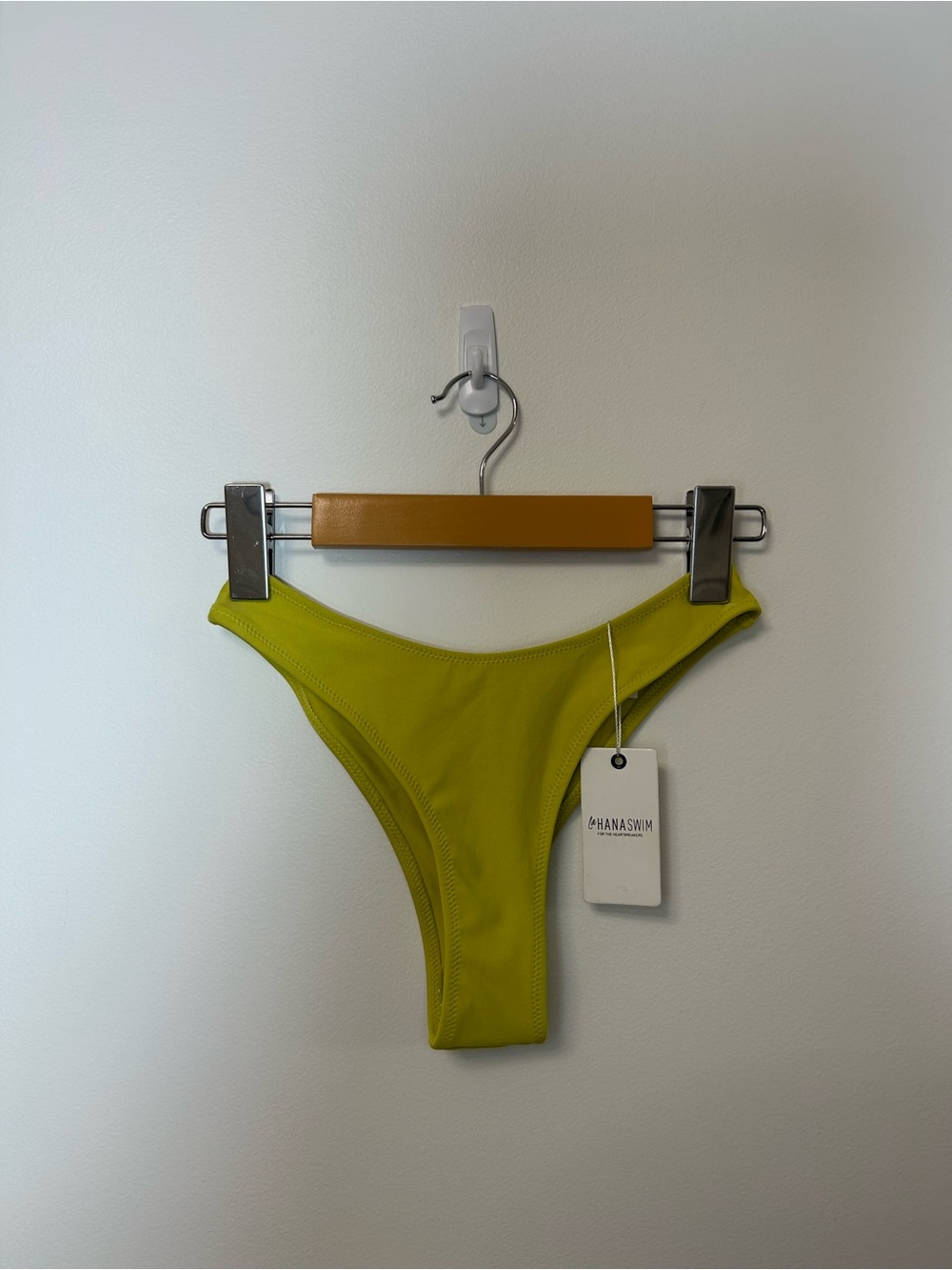 LAHANA SWIM Green High-Cut Bikini Bottom (NWT)